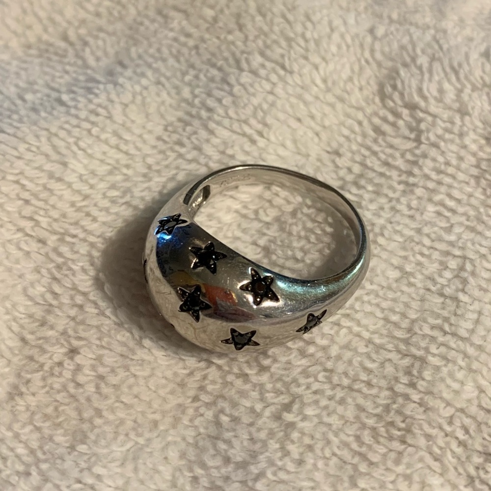 Macy's Silver Star Ring